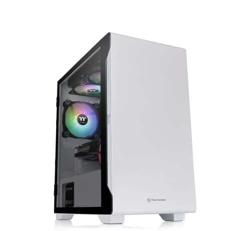 Thermaltake S100 TG Snow Boîtier en Acier Robuste et Verre Trempé