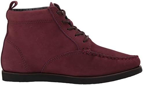 Marc Joseph New York Unisex-Kid's Leather Made in Brazil Lightweight Chukka Ankle Boot, Wine Nubuck, 3 M US Little Kid | Image 5