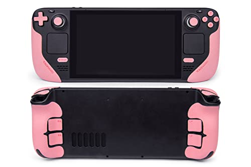 Image of TALONGAMES Controller Grips Compatible with Steam Deck OLED /Steam Deck Controllers, Anti-Slip, Sweat-Absorbent, Textured Skin kit, for Handle Grips, Buttons, Triggers, D-pad (Pro - Pink)
