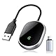 Carplay Wireless Adapter, Carplay Dongle Verbindung Konvertierung Kabelgebunden Zu Kabellos, USB C/A Plug & Play, Car Play Adapter Auto kompatibel mit Autos ab 2016 & iPhone iOS 10+ (Silber)