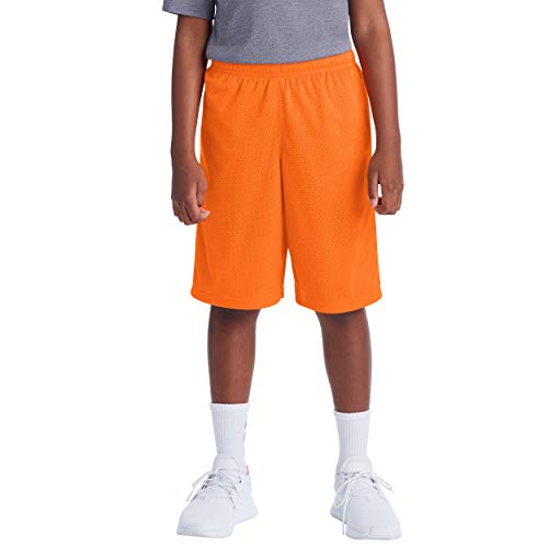 C9 Champion Boys' Core Mesh Shorts-9" Inseam, Koi Orange Heather, XL2