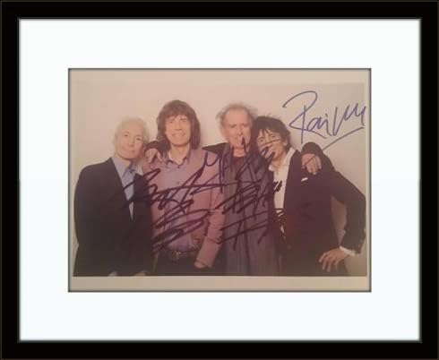 Framed Rolling Stones Autograph with Certificate of Authenticity