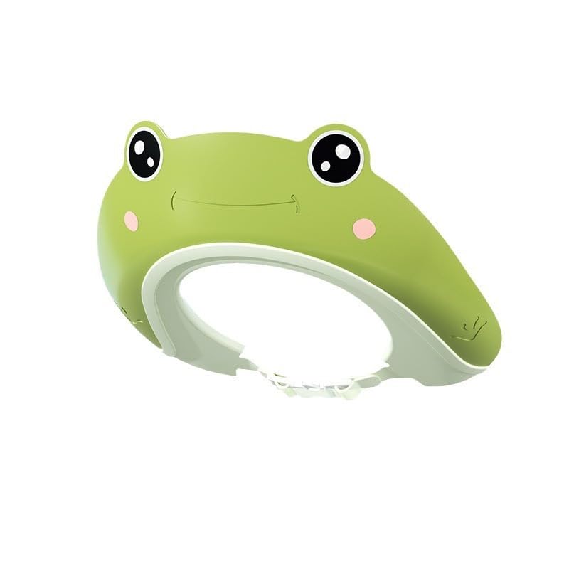 Generic Frog-shaped shower cap for baby (green)