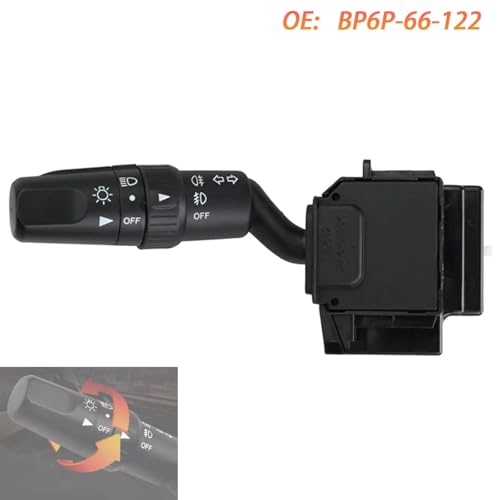 Levier interrupteur clignotant pour réparer commande phare Mazda 3 2008 OEM BP6P661227 - 5