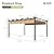 Aoxun 12x14 Outdoor Pergola, Patio Aluminum Pergola with Upgraded Retractable Canopy, Heavy Duty Metal Pergolas and Gazebos with Adjustable Sun Shade Cover for Modern Backyard, Deck, Garden