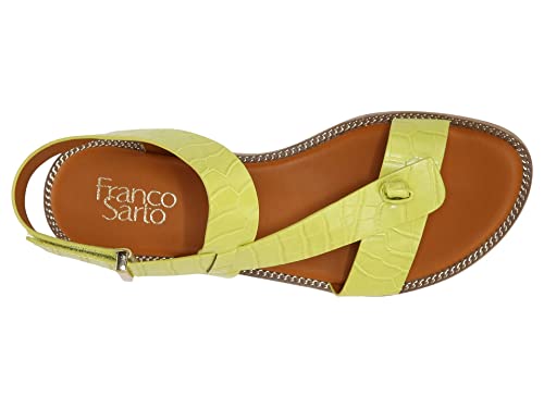 Image of Franco Sarto Womens Glenni Ankle Strap Flat Sandals