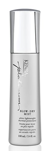 Kenra Professional Kenra Platinum Blow-Dry Mist | Ultra-Lightweight Thermal Protectant | Detangles, Smooths, & Softens | Eliminates Frizz & Resists Humidity | Fine To Medium Hair