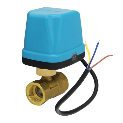 Vanne motorisée laiton DN50 AC220V normalement fermée pour circuit eau - 5