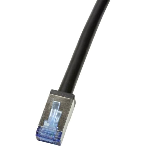 LogiLink CQ7073S câble de réseau Noir 5 m Cat6a S/FTP (S-STP)