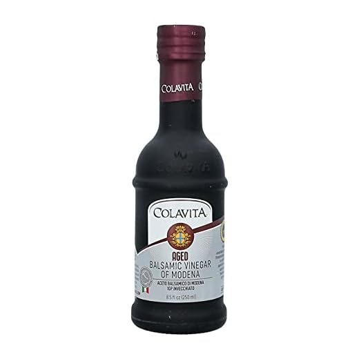 Colavita Aged Balsamic Vinegar of Modena IGP, 3 years, 8.5 Floz, Glass Bottle
