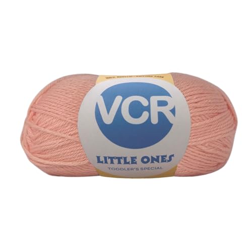 Image of VCR Baby Peach Yarn, 100 Grams Hank, 190 Meters Length, Acrylic Ball for Crochet and Knitting, Soft Crosia Threads, Pack of 1 Yarn, Suitable for DIY Crafts