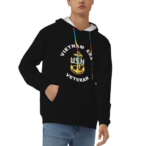 United States Navy Vietnam Era Veteran Hoodies Hooded Sweatshirts Casual Drawstring Hoody Pullover For Mens2