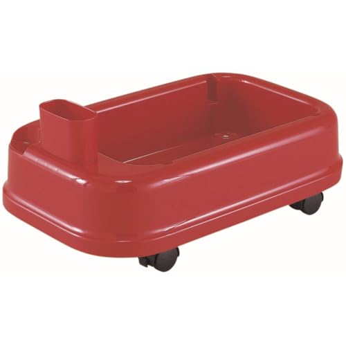 pa-man 18Lポリ缶ホルダー キャスター付 赤 ポリタンク ポンプ受け付 収納トレー らくらく移動 灯油 KT-154