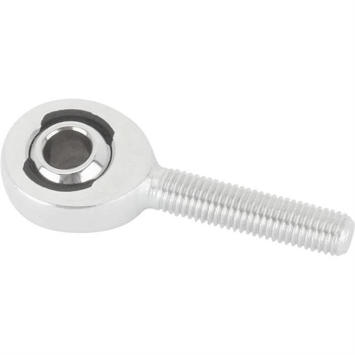 Precision Carbon Steel LH Male Heim Joint Rod End, 1/4 Inch
