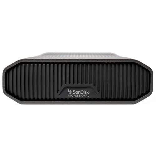 SanDisk Professional 6TB G-Drive® USB-C™ (10Gbps) Desktop HDD for Content Creators, Video Editors & Fast Backups, Up to 250MB/s Read and Write, Mac Ready
