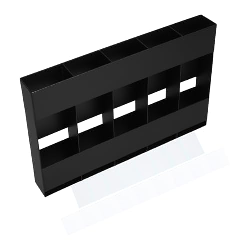 FUNOMOCYA Elegant Iron Straw Dispenser with Double Sided Adhesive for Kitchen Counter and Cabinet Versatile Holder for Straws