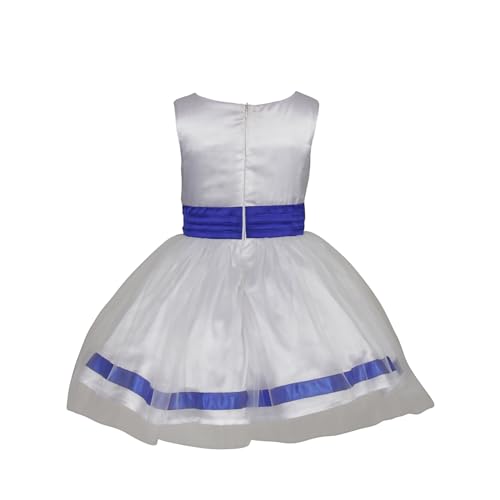 Image of SOFYANA Girl's Satin A-Line Knee-Length Dress