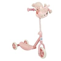 MoVe Pets 2 Go! Kids Tri Scooter with Deatchable Animal Pal Toy | Toddler 3 Wheel Push Along Ride On Scooter | Girls or Boys | Age 3+ (Puppy)