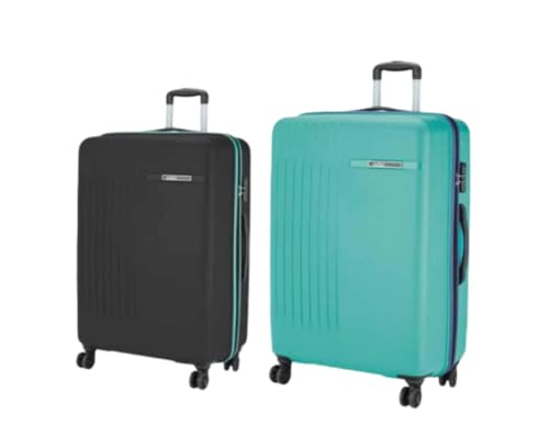Image of Safari- Altius Plus 66 cm Cabin Trolley Bag - Black | Medium Size | Hard Polypropylene Shell | 4 Spinner Wheels