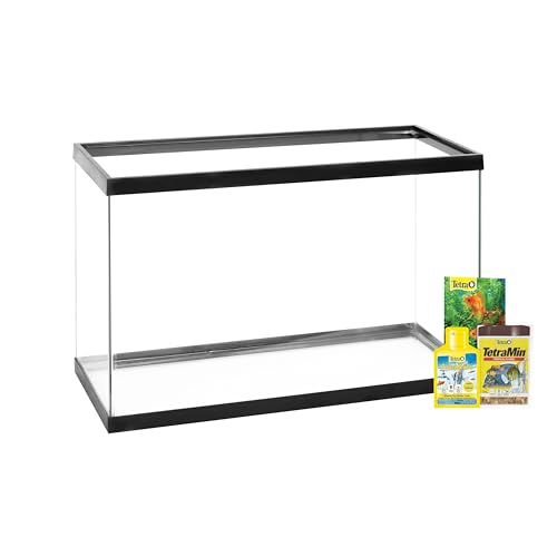 Image of Tetra Glass Aquarium 29 Gallons, Rectangular Fish Tank, Assorted Color
