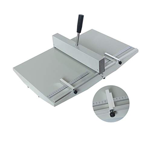 Manual Creasing Machine - SHengwin Paper Card Creaser Scorer Perforator 18\" 460mm Creasing Scoring Perforating Machine Bindery Equipment with 2 Positioning Blocks