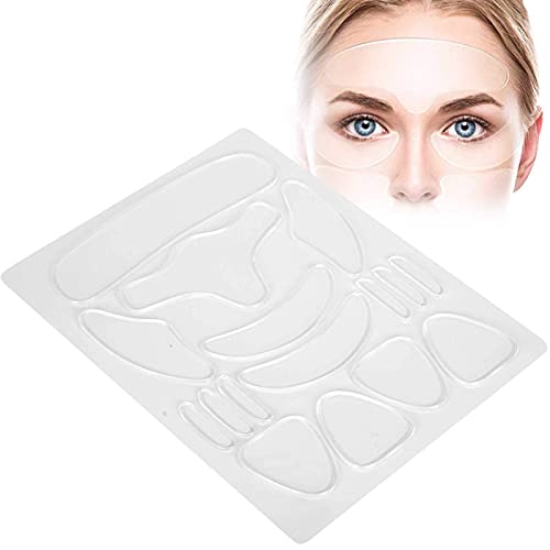zalati Wrinkle Patches 16pcs Reusable Anti Wrinkle Pads Fine Line Facelift Mask for Face Eye, Mouth