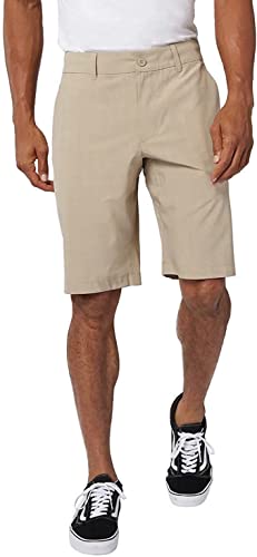 Hang Ten Men's Shorts Hybrid Series - Wharf In Khaki, 42 #TOP24