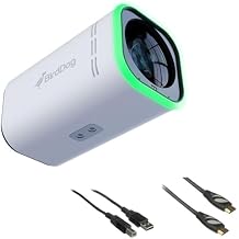 BirdDog Maki Ultra Box Camera with 12x Zoom White Bundle with 6 HDMI Cable and 6ft USB 2.0 Cable