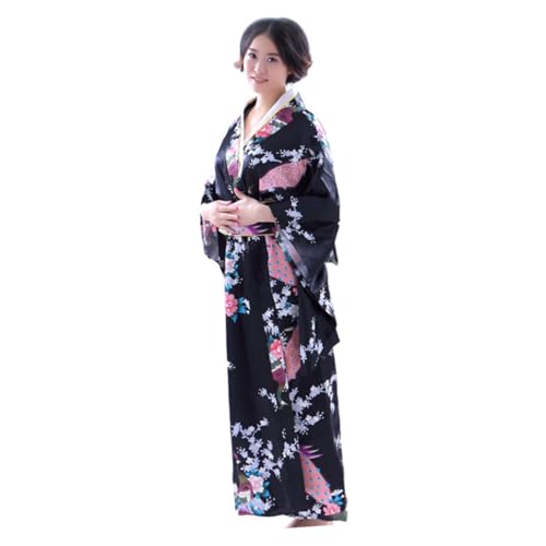 Yukata japonesa de mujer kimono tradicional vestido de fiesta