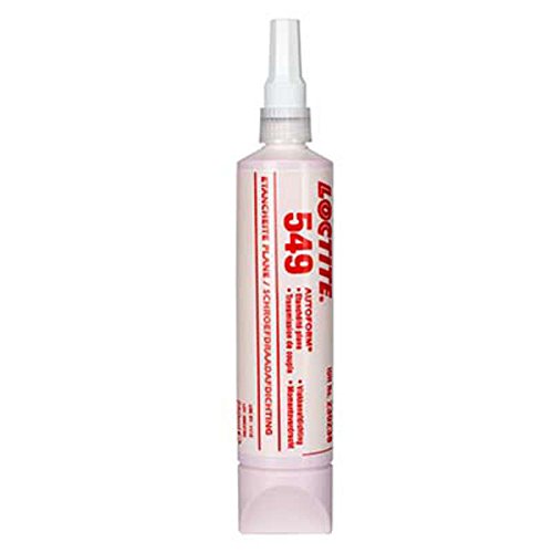Loctite® 1661866 549™ One-Component Anaerobic Instant Seal Plastic Gasket Thread Sealant, 250 mL Tube, Orange/Brown, Mild; 10/CA