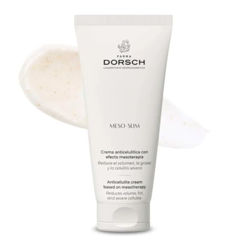 FARMA DORSCH – MESO-SLIM | Gel Riducente Anticellulite con Effetto Esfoliante | Scioglie i Grassi, Migliora la Circolazione e Riduce la Pelle a Buccia d’Arancia | Compattezza e Morbidezza | 200 ml
