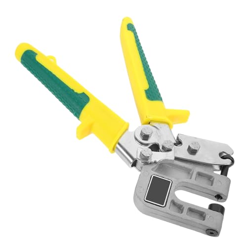 Cabilock Pinzas De Quilla Mano Bloqueo De Engarce, Alicates De Punción De Acero Para Perfiles De Yeso, Ergonómicos y Antideslizantes Para Instalación De Techos, Una Unidad