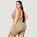 BaseTry Shapewear Bodysuit for Women Tummy Control Seamless Sculpting Hip Enhancer Body Shaper (Chestnut Brown, XL)