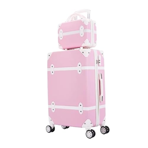 MUdson Trunk Women Retro Luggage 20