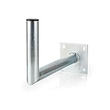 Durch vier Montageöffnungen wird sichergestellt, dass die Wandhalterung samt hoher Last sicher an der Oberfläche befestigt ist.