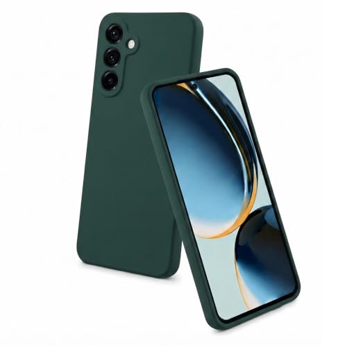 Image of Back Cover Compatible with Samsung Galaxy S26 Plus 5G | Full Camera Protection | Premium Liquid Silicon Case | Flexible Bumper Case for Samsung Galaxy S26 Plus 5G (Green)