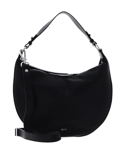Sac à épaule bandoulière cuir adria hobo bag lulu small abro noir