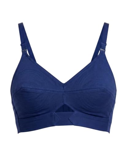 Image of Brida Kavya Xtra Soft Cotton Round Stitch Bra for Women | Full Coverage | Non-Padded | Wireless | Double Layer Support | Heavy Bust | Combo Pack | Colours May Vary