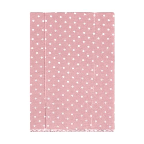 Image of Hudson Baby Unisex Baby Cotton Poly Flannel Burp Cloths, Blush Navy Floral 4-Pack, One Size