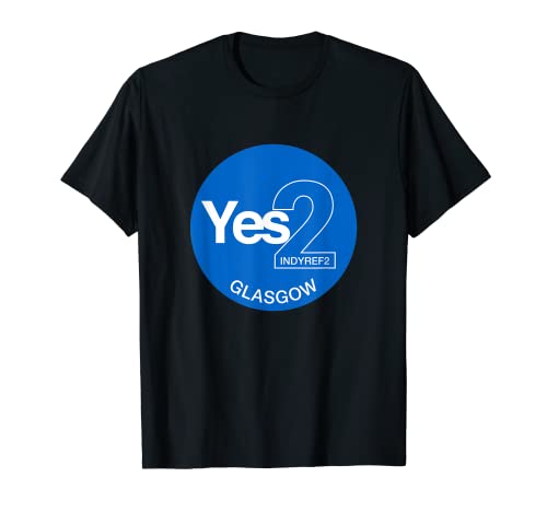 Yes2 IndyRef2020 Glasgow Independencia Escocia Escocia Camiseta