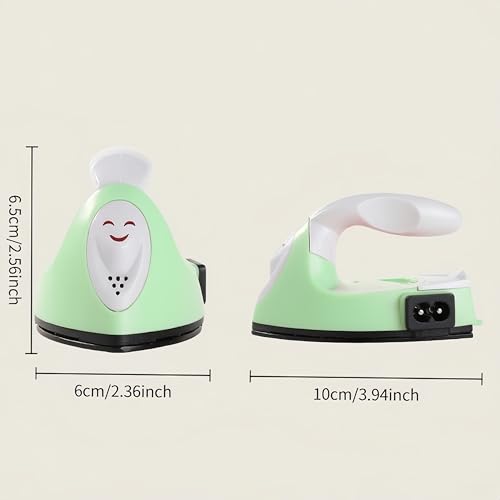 Plancha Mini Verde para Termofijado DIY con Enchufe US miniatura 4