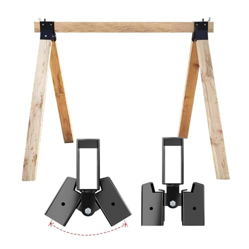 GZQIUYI 2x4 Target Stand Kit Heavy Duty Saw Horse Brackets 2x4 2 Pack