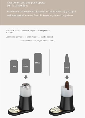 Distributeur de bière en mousse Ice Core au design moderne - 4