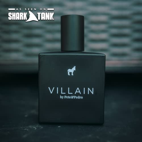 Pete & Pedro Villain - Eau De Parfum | Original Male Fragrance - Tobacco And Vanilla With A Burst Of Spice & Woods Men's Cologne | As Seen On Shark Tank, 1.7 Oz. #TOP3