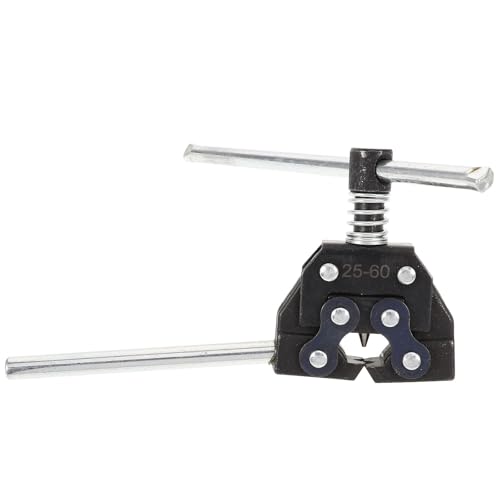GALPADA Herramienta de Ajuste para Cadena de Motocicleta y Bicicleta de Acero Negro, Compacta y Portátil, Adecuado para Uso al Aire Libre y Viajes