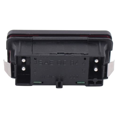 Warnblinker Schalter Warnblinkschalter Warnlicht Relais Warnblitzschalter Notblinkschalter Notfall Zugschalter Notlicht für 3er E36 Cabrio Compact Coupe Touring 5er E34 8er E31 Z3 Roadster E36