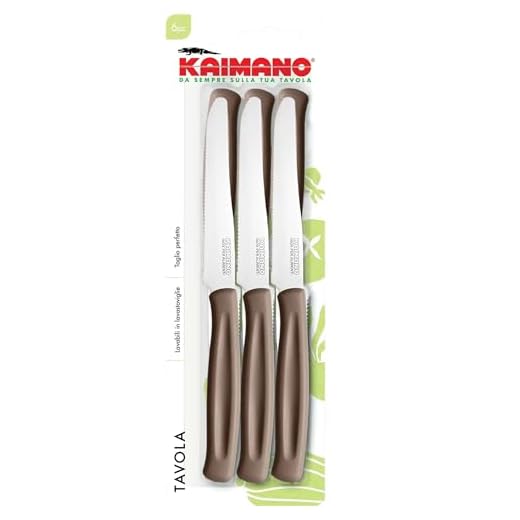 Kaimano ACC0567 Kitchen Tools, Acciaio, Marrone, One Size, 6 unità