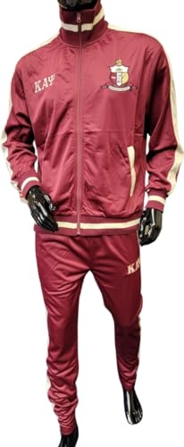Buffalo Dallas Kappa Alpha Psi Vintage Track Suit [Crimson Red] - ID#63141-54-207-0-0