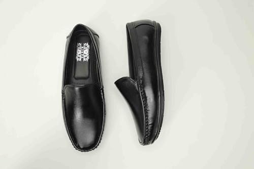 Image of Classic Driving Loafer, Full-Grain Leather, Slip-On, Perforated, Non-Slip Sole, Men's