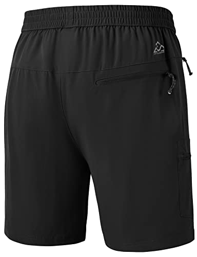 Rdruko Men's Work Hiking Shorts Lightweight Quick Dry Outdoor Cargo Shorts With Pockets(Black, Us Xxl) #TOP1